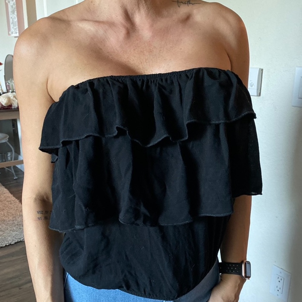 Off The Shoulder Ruffle Top